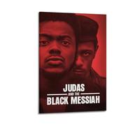 YTRWOEGF Judas And The Black Messiah Posters Aesthetic Wall Art Canvas Decor Vintage Poster Decorative Painting for Living Room Bed Room 08x12inch(20x30cm) Frame-style