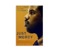 YTRWOEGF Just Mercy Posters Aesthetic Wall Art Canvas Decor Vintage Poster Decorative Painting for Living Room Bed Room 16x24inch(40x60cm) Unframe-style