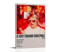 YTRWOEGF Meghan Trainor Posters Aesthetic Wall Art Canvas Decor Vintage Poster Decorative Painting for Living Room Bed Room 12x18inch(30x45cm) Frame-style
