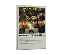 YTRWOEGF Memories of Murder Posters Aesthetic Wall Art Canvas Decor Vintage Poster Decorative Painting for Living Room Bed Room 24x36inch(60x90cm) Frame-style