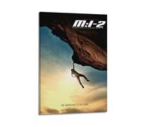 YTRWOEGF Mission Impossible Posters Aesthetic Wall Art Canvas Decor Vintage Poster Decorative Painting for Living Room Bed Room 08x12inch(20x30cm) Frame-style