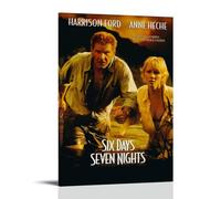 YTRWOEGF Six Days Seven Nights Posters Aesthetic Wall Art Canvas Decor Vintage Poster Decorative Painting for Living Room Bed Room 16x24inch(40x60cm) Frame-style