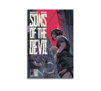 YTRWOEGF Sons of The Devil Posters Aesthetic Wall Art Canvas Decor Vintage Poster Decorative Painting for Living Room Bed Room 20x30inch(50x75cm) Unframe-style