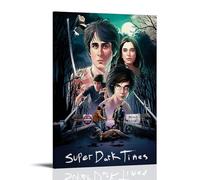 YTRWOEGF Super Dark Times Posters Aesthetic Wall Art Canvas Decor Vintage Poster Decorative Painting for Living Room Bed Room 12x18inch(30x45cm) Frame-style