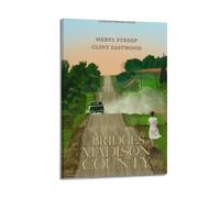 YTRWOEGF The Bridges of Madison County Posters Aesthetic Wall Art Canvas Decor Vintage Poster Decorative Painting for Living Room Bed Room 12x18inch(30x45cm) Frame-style