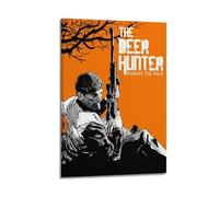 YTRWOEGF The Deer Hunter Posters Aesthetic Wall Art Canvas Decor Vintage Poster Decorative Painting for Living Room Bed Room 20x30inch(50x75cm) Frame-style