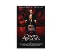 YTRWOEGF The Devil's Advocate Posters Aesthetic Wall Art Canvas Decor Vintage Poster Decorative Painting for Living Room Bed Room 20x30inch(50x75cm) Unframe-style