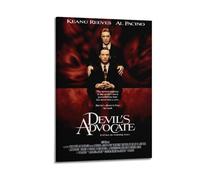 YTRWOEGF The Devil's Advocate Posters Aesthetic Wall Art Canvas Decor Vintage Poster Decorative Painting for Living Room Bed Room 16x24inch(40x60cm) Frame-style