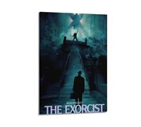 YTRWOEGF The Exorcist Posters Aesthetic Wall Art Canvas Decor Vintage Poster Decorative Painting for Living Room Bed Room 08x12inch(20x30cm) Frame-style