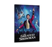YTRWOEGF The Greatest Showman Movie 2 Posters Aesthetic Wall Art Canvas Decor Vintage Poster Decorative Painting for Living Room Bed Room 20x30inch(50x75cm) Frame-style