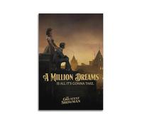 YTRWOEGF The Greatest Showman Movie 6 Posters Aesthetic Wall Art Canvas Decor Vintage Poster Decorative Painting for Living Room Bed Room 20x30inch(50x75cm) Unframe-style