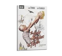 YTRWOEGF The Lady Takes A Flyer Posters Aesthetic Wall Art Canvas Decor Vintage Poster Decorative Painting for Living Room Bed Room 08x12inch(20x30cm) Frame-style