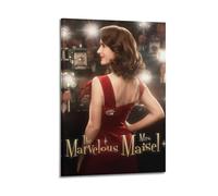 YTRWOEGF The Marvelous Mrs. Maisel TV Series 1 Posters Aesthetic Wall Art Canvas Decor Vintage Poster Decorative Painting for Living Room Bed Room 12x18inch(30x45cm) Frame-style