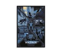 YTRWOEGF The Matrix Posters Aesthetic Wall Art Canvas Decor Vintage Poster Decorative Painting for Living Room Bed Room 24x36inch(60x90cm) Unframe-style