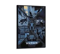 YTRWOEGF The Matrix Posters Aesthetic Wall Art Canvas Decor Vintage Poster Decorative Painting for Living Room Bed Room 12x18inch(30x45cm) Frame-style