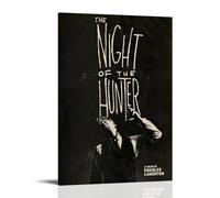 YTRWOEGF The Night of The Hunter Movie 4 Posters Aesthetic Wall Art Canvas Decor Vintage Poster Decorative Painting for Living Room Bed Room 20x30inch(50x75cm) Frame-style