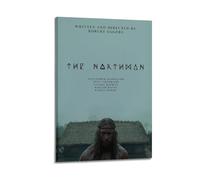 YTRWOEGF The Northman Movie 1 Posters Aesthetic Wall Art Canvas Decor Vintage Poster Decorative Painting for Living Room Bed Room 24x36inch(60x90cm) Frame-style