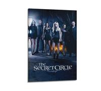 YTRWOEGF The Secret Circle Posters Aesthetic Wall Art Canvas Decor Vintage Poster Decorative Painting for Living Room Bed Room 24x36inch(60x90cm) Frame-style