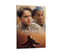 YTRWOEGF The Shawshank Redemption Posters Aesthetic Wall Art Canvas Decor Vintage Poster Decorative Painting for Living Room Bed Room 08x12inch(20x30cm) Frame-style