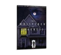 YTRWOEGF The Whisperer in Darkness Posters Aesthetic Wall Art Canvas Decor Vintage Poster Decorative Painting for Living Room Bed Room 20x30inch(50x75cm) Frame-style