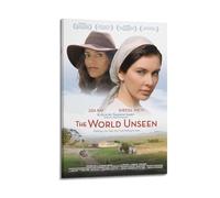 YTRWOEGF The World Unseen Posters Aesthetic Wall Art Canvas Decor Vintage Poster Decorative Painting for Living Room Bed Room 08x12inch(20x30cm) Frame-style
