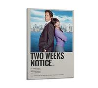 YTRWOEGF Two Weeks Notice Posters Aesthetic Wall Art Canvas Decor Vintage Poster Decorative Painting for Living Room Bed Room 20x30inch(50x75cm) Frame-style