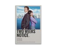 YTRWOEGF Two Weeks Notice Posters Aesthetic Wall Art Canvas Decor Vintage Poster Decorative Painting for Living Room Bed Room 24x36inch(60x90cm) Unframe-style