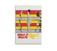 YTRWOEGF What A Way to Go Posters Aesthetic Wall Art Canvas Decor Vintage Poster Decorative Painting for Living Room Bed Room 20x30inch(50x75cm) Unframe-style