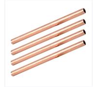 YTSMZX Copper Round Tube Straight Pipe Tubing Length 500mm,Outer Diameter 4mm 4pcs,4mmx0.5mmx500mm