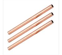 YTSMZX Copper Round Tube Straight Pipe Tubing Length 500mm,Outer Diameter 7mm 3pcs,7mmx1.5mmx500mm