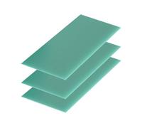 YTSMZX FR4 Fiberglass Sheet Epoxy Resin Insulation Board Glass Fiber Plate for DIY Model Support,Green Side length 100mm x 150mm 3pcs,thickness 8mm