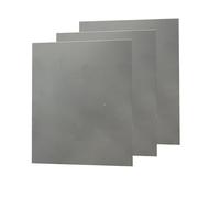 YTSMZX Plastic Sheet Rigid PVC Lightweight Durable Material for DIY Crafting Grey 100mmx150mm Side Length,8mm to 15mm Thickness 3pcs,100mm*150mm*12mm