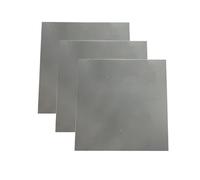 YTSMZX Plastic Sheet Rigid PVC Lightweight Durable Material for DIY Crafting Grey 150mmx150mm Side Length,6mm to 10mm Thickness 3pcs,150mm*150mm*10mm