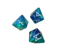 YTtkku 3pcs Mystical Divination Dices 8-Sided Astrologys Learning Prediction Dices for Tabletop Game Collector Portable Tabletops Game Accessories