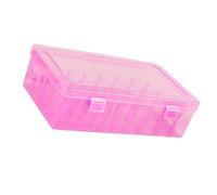 YTtkku 42 Spools Clear Thread Case Bobbin Storage Box Spool Container Embroidery Sewing Organizers Box