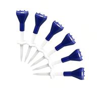 YTtkku 6Pcs Golf Tees Flexible Silicone Head Design Adjustable Height Stable Base Structure for Professional Ball Positioning Stable with Silicone Tips for Driving Ranges