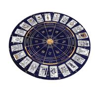 YTtkku Astrology Pendulums Mat Tarot Card Mousepad Rubber Divinations Dowsing Ceremony for Desk Decoration Astrology