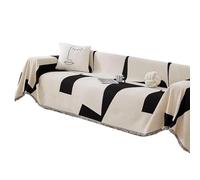 YTtkku Chenilles Sofa Covers NonSlip Slipcovers For Enhancing Home Aesthetic For Various Seating Arrangements Geometrics Pattern Towel