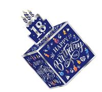 YTtkku Creative Surprise Money Pull Box with Changeable Birthday Number Party Decoration Gift Ideas for Kids Adults Easy Setup Party Supplies