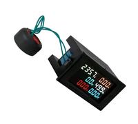 YTtkku D69-2058 Power Factor And Frequency Meter Digital Meter With Easy To Read Color LCD For Technical Professional Power Factor Gauge