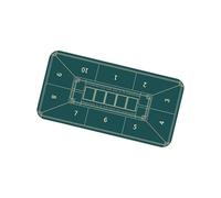 YTtkku Deluxe Game Inspired Table Protector with Enhanced Traction Backing Keeps Position During Play Professional Mat