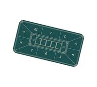 YTtkku Deluxe Game Inspired Table Protector with Enhanced Traction Backing Keeps Position During Play Professional Mat