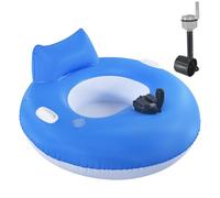 YTtkku Electric Pool Float with 2 Powerful 66W Motors, Inflatable Lounge Chair, Remote Controlled Floating Chair Motorized Float for Adults