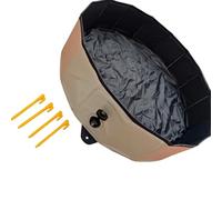 YTtkku Multi-Use Sand Bathing Container for Pets Quick Assembly Compact Storage Pet Sand Bath for Chickens