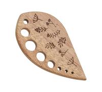 YTtkku Multipurpose Natural Wooden Vegetable Remover Ergonomic Handle Portable Kitchen Gadget Greens Device Portable and Ergonomic for Home Kitchens or Outdoor Picnics