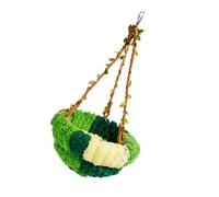 YTtkku MultiPurpose Parrots Hammock Bed Plush Nest Habitats Place Hanging Bed with Detachable Design Easy Mounted for Bird Cage Bird Hammock