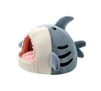 YTtkku Pet Bed Tent House Cute Soft Indoor Semi-closed Cave Beds for Cats Kitten Puppy Small Animals Detachable Cushions Pad for Warm Cave Tent House Small Washable Warming Beds