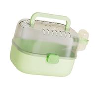 YTtkku Portable Pet Cage with Escape Proof Mechanism Ventilation Holes Removable Component Integrated Feeders Easyly Removable with Water Bottle