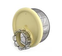 YTtkku Quiet Spinner Hamster Running with Stand for Hamsters Gerbils 13cm Silent 5" with Base Exercise Wheel Hamster Exercise Wheel Silent