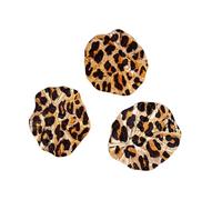 YTtkku Retro Leopard Pattern Earrings and Rings Set Portable Accessory for Trendy Women Who Love Vintage Jewelry Pieces Stylish Women's Jewelry Set